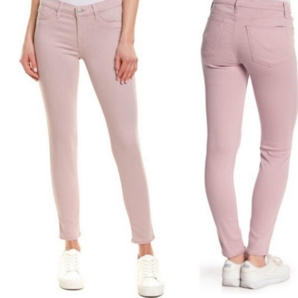 HUDSON Women’s Super Skinny Blush Pink KRISTA Jeans Sz 26 Preppy Clean Girl